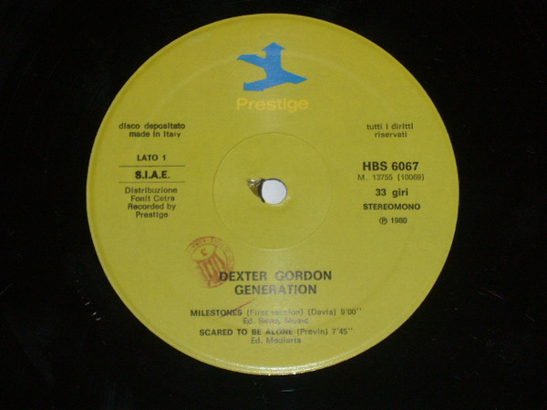Dexter Gordon - Generation | Prestige (HBS 6067) - 3