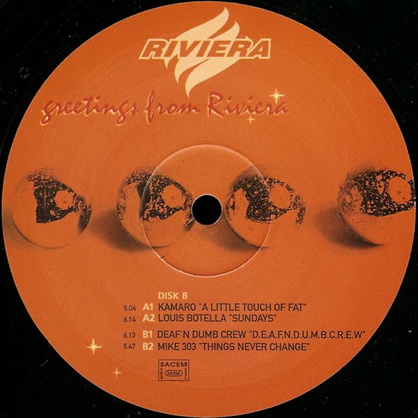 Various - Greetings From Riviera | Riviera (RIV LP9901) - 2 Various - Greetings From Riviera | Riviera (RIV LP9901) - 2