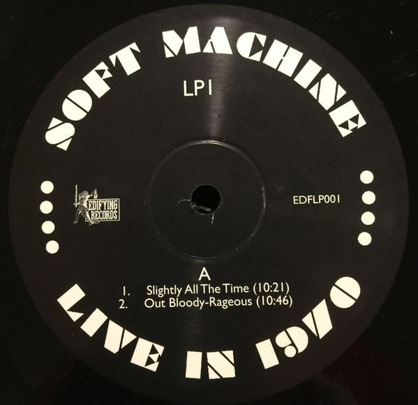 Soft Machine - Live In 1970 | Edifying Records (EDFLP001) - 3