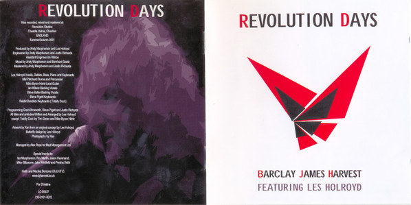 Barclay James Harvest Featuring Les Holroyd - Revolution Days | Pure Music Ltd. (219-0101-0012) - 4 Barclay James Harvest Featuring Les Holroyd - Revolution Days | Pure Music Ltd. (219-0101-0012) - 4