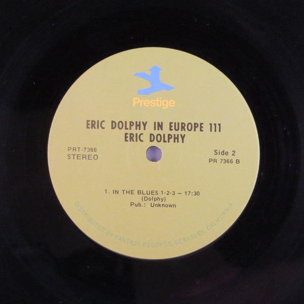 Eric Dolphy - In Europe / Volume 3. | Prestige (PR 7366) - 4