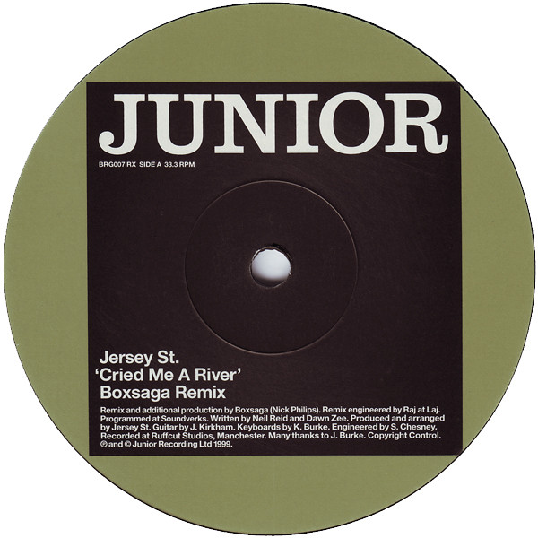 Jersey St. - Cried Me A River | Junior London (BRG007RX)