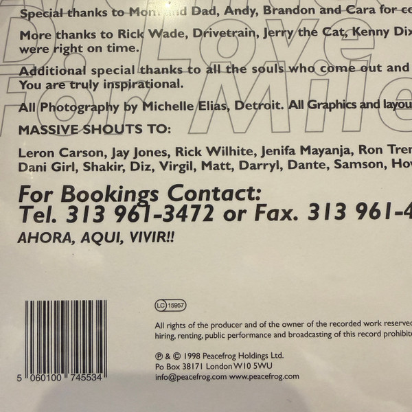 Theo Parrish - First Floor (Part 1) | Peacefrog Records (PF076/1XXXV) - 3