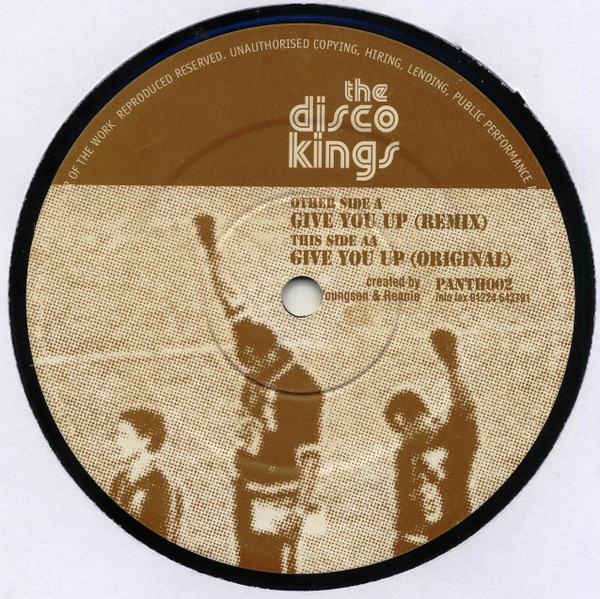 The Disco Kings - Give You Up | Panther Records (PANTH002)