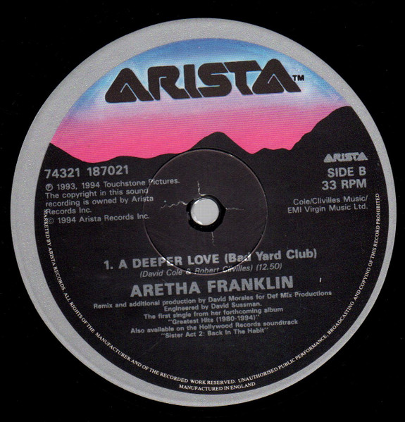 Aretha Franklin - A Deeper Love | Arista (74321 18702 1) - 4