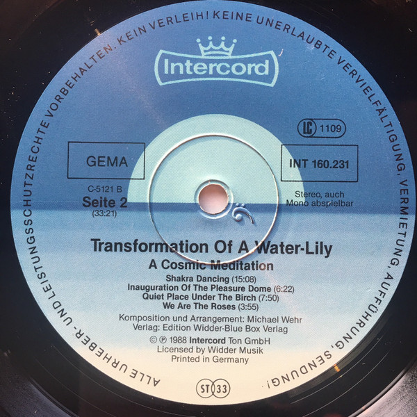 Michael Wehr - Transformation Of A Water-Lily - A Cosmic Meditation | Intercord (INT 160.231) - 4
