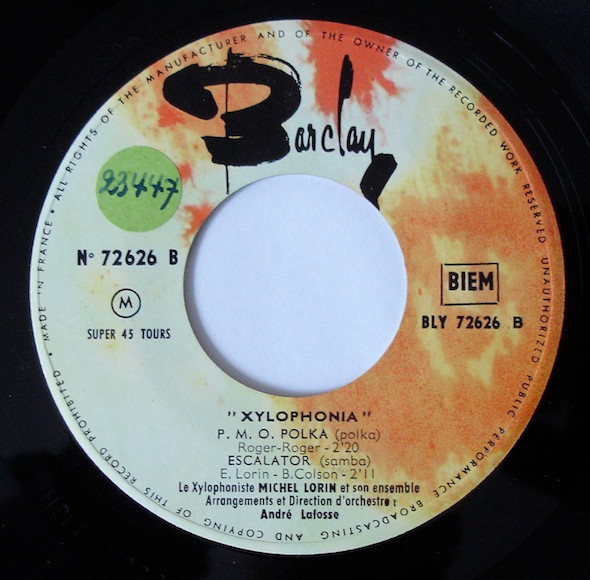 Michel Lorin Et Son Ensemble - Xylophonia | Barclay (72626) - 4
