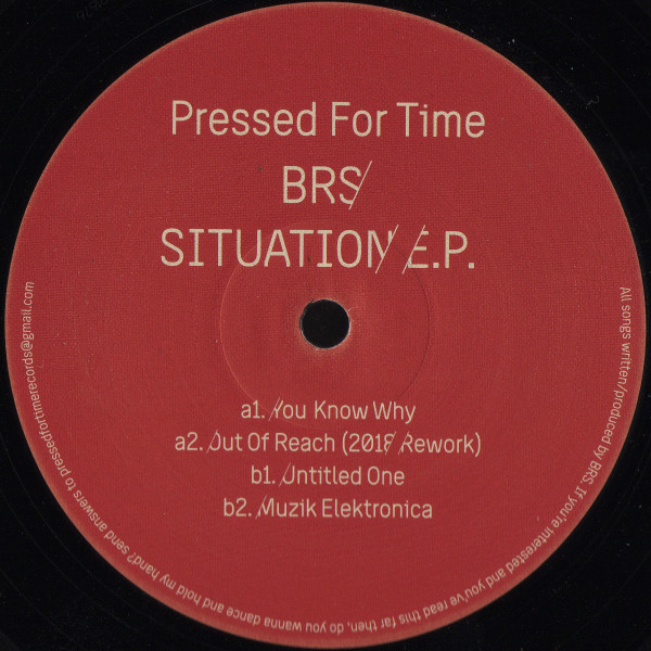 BRS - Situation E.P. | Pressed For Time (PFTV014) - main BRS - Situation E.P. | Pressed For Time (PFTV014) - main