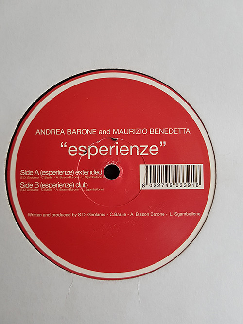 Andrea Barone , Maurizio Benedetta - Esperienze | Not On Label (rebus02)