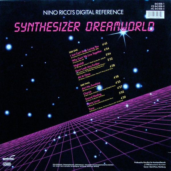 Nino Ricci - Nino Ricci's Digital Reference Synthesizer Dreamworld | Music Land Records (843 008-1) - 2 Nino Ricci - Nino Ricci's Digital Reference Synthesizer Dreamworld | Music Land Records (843 008-1) - 2
