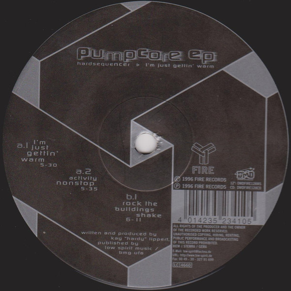 Hardsequencer - Pumpcore EP | Fire Recordings (DMDFIRE128MS)