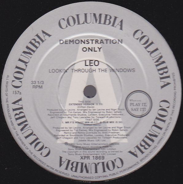Leo - Lookin' Through The Windows | Columbia (XPR 1869)