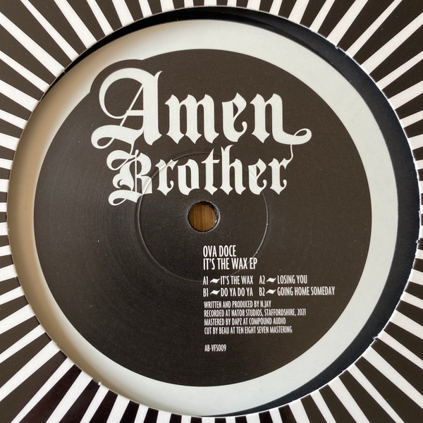 Ova Doce - It's The Wax EP | Amen Brother (AB-VFS009) - main Ova Doce - It's The Wax EP | Amen Brother (AB-VFS009) - main
