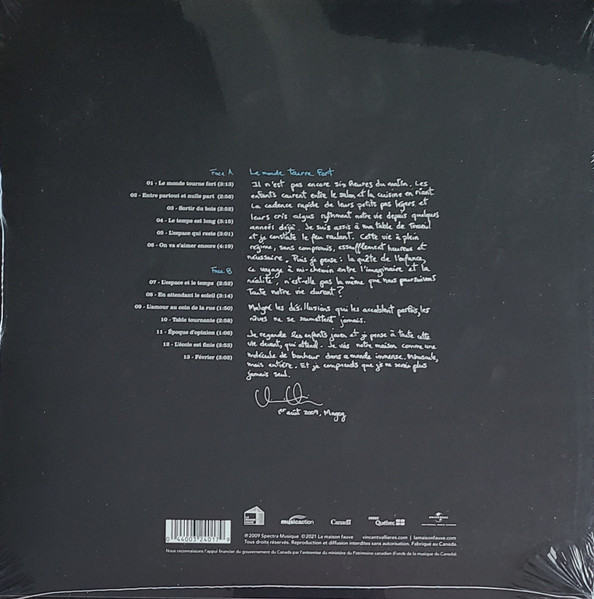 Vincent Vallières - Le Monde Tourne Fort | La maison fauve (FAUVE004LP) - 2