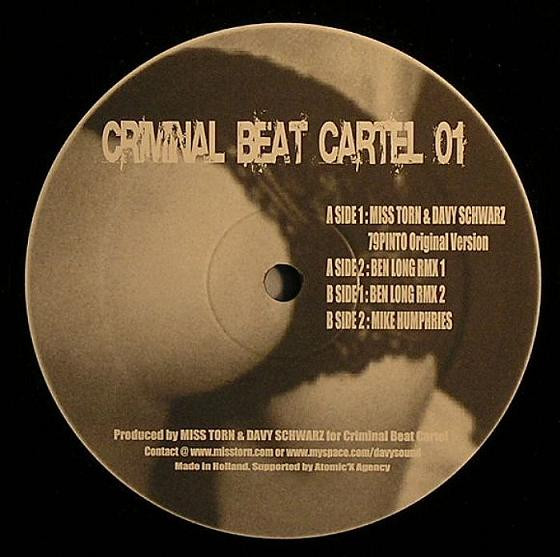 Miss Torn & Davy Schwarz - 79Pinto | Criminal Beat Cartel (CBC 001)