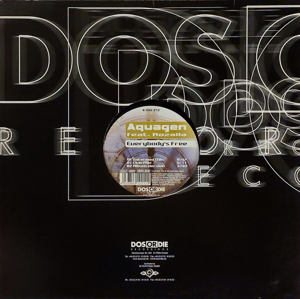 Aquagen Feat. Rozalla - Everybody's Free | Dos Or Die Recordings (DOS 212) - 4 Aquagen Feat. Rozalla - Everybody's Free | Dos Or Die Recordings (DOS 212) - 4