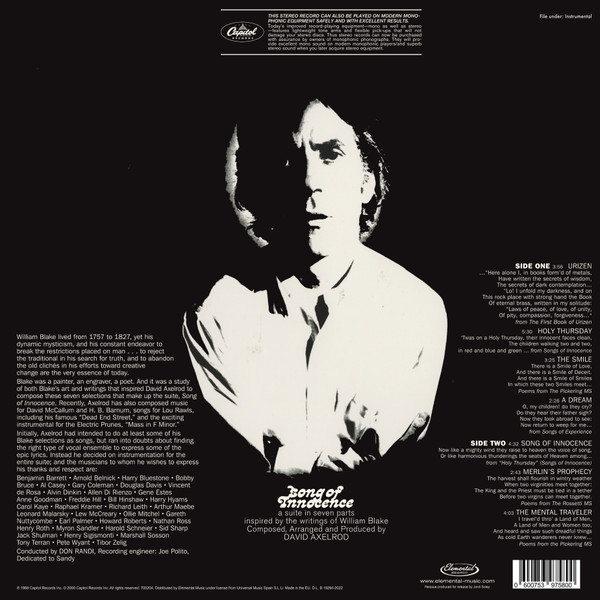 David Axelrod - Song Of Innocence | Capitol Records (700204) - 2