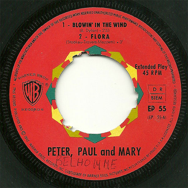 Peter, Paul & Mary - Blowin' In The Wind | Warner Bros. Records (EP. 55) - 3