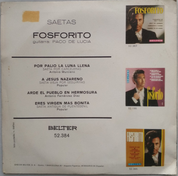 Fosforito - Saetas | Belter (52.384) - 2