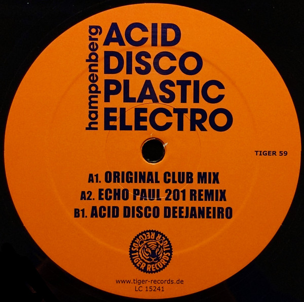 Hampenberg - Acid Disco Plastic Electro | Tiger Records (TIGER 59)