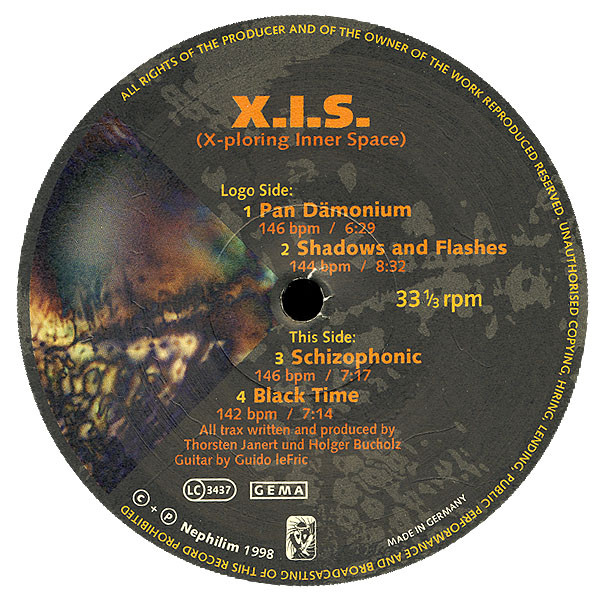 X.I.S. - Pan Dämonium / Shadows And Flashes / Schizophonic / Black Time | Nephilim Records (23019) - main
