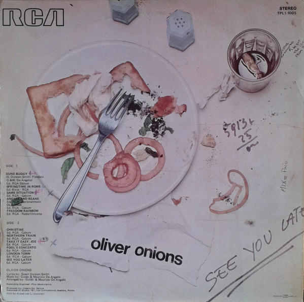 Oliver Onions - See You Later | RCA (TPL1 1005) - 2