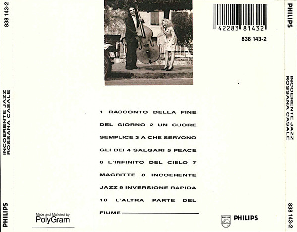 Rossana Casale - Incoerente Jazz | Philips (838 143-2) - 2