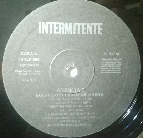 Agencia 2 - Bolsillos Llenos De Arena | Intermitente (INTLP 004) - 3