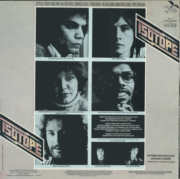 Isotope - Deep End | Gull (GULP 22004) - 2