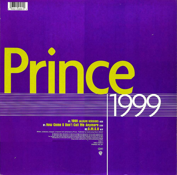 Prince - 1999 | Warner Bros. Records (W467T) - 2