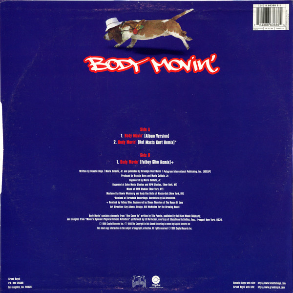 Beastie Boys - Body Movin' | Grand Royal (12CL 809) - 2