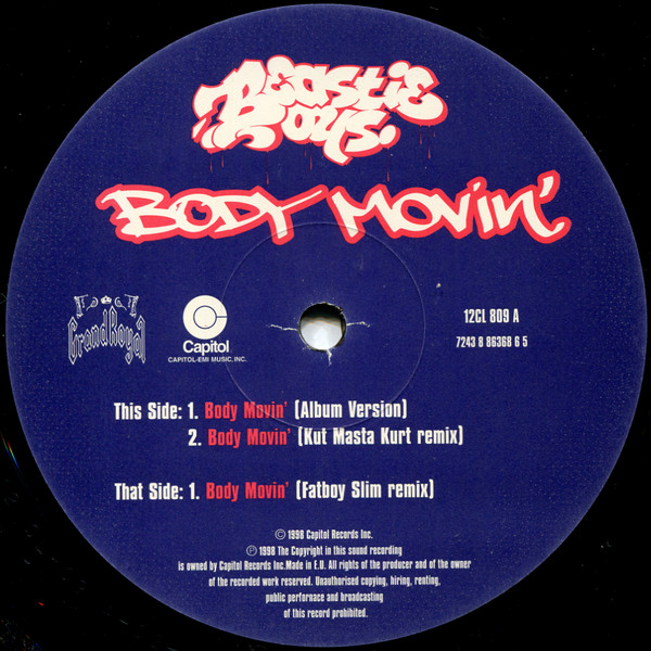 Beastie Boys - Body Movin' | Grand Royal (12CL 809) - 3