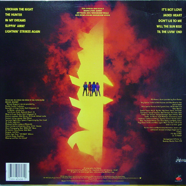 Dokken - Under Lock And Key | Elektra (60458-1) - 2