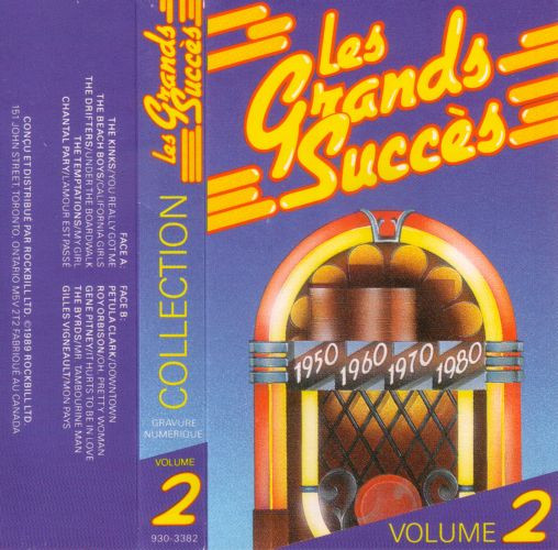 Various - Collection Les Grands Succès 1950 1960 1970 1980 Volume 2 [Cassette] | EMCI/Rockbill Ltd. (930-3382) - 2