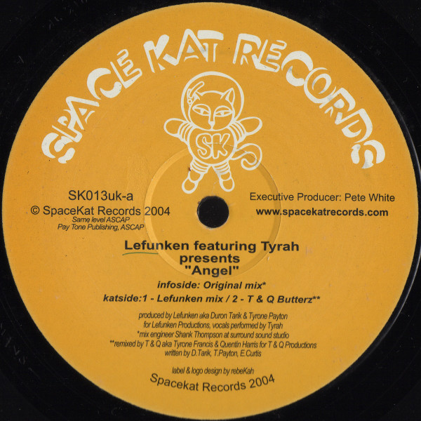 Lefunken Featuring Tyrah - Angel | Space Kat Records (SK013uk)