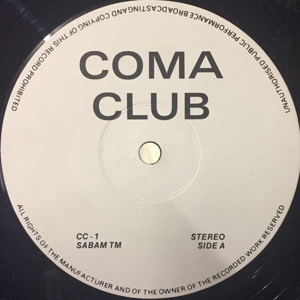 Coma Club - Coma Club | R & S Records (CC - 1)