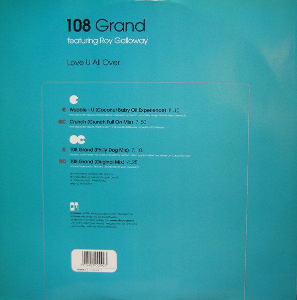108 Grand featuring Roy Galloway - Love U All Over | OM Records (OM0009/1) - 2