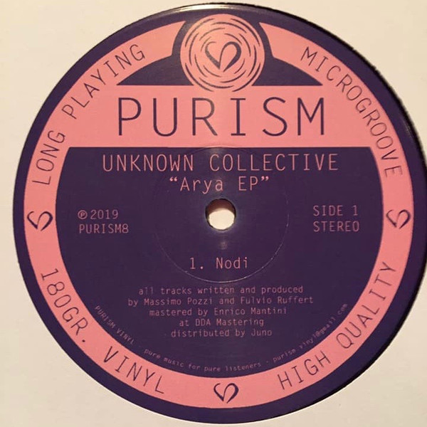 Unknown Collective - Arya EP (USED) | PURISM (PURISM8) - 2