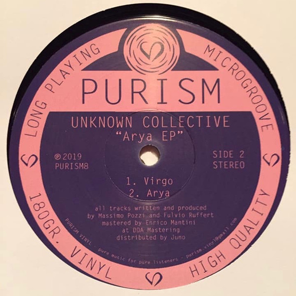 Unknown Collective - Arya EP (USED) | PURISM (PURISM8) - main
