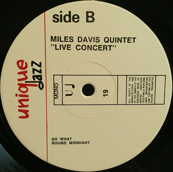 The Miles Davis Quintet - Live | Unique Jazz (U♩ 19) - 4