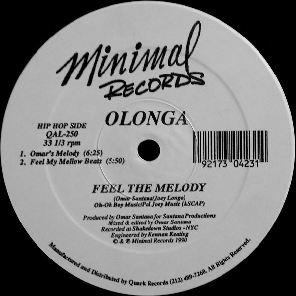 Olonga - Feel The Melody | Minimal Records (QAL-250) - main Olonga - Feel The Melody | Minimal Records (QAL-250) - main