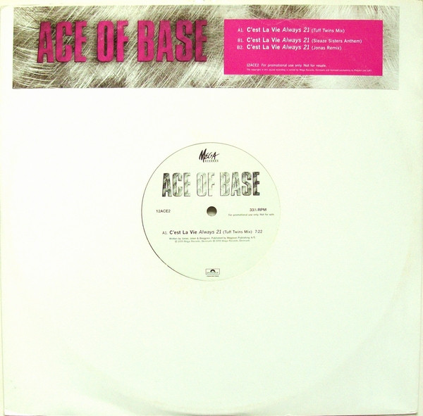 Ace Of Base - C'Est La Vie (Always 21) | Polydor (12ACE2)