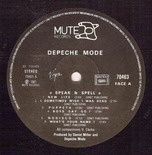 Depeche Mode - Speak & Spell | Mute (70463) - 4 Depeche Mode - Speak & Spell | Mute (70463) - 4
