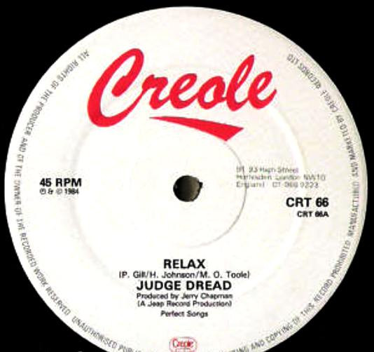 Judge Dread - Relax | Creole Records (CRT 66)