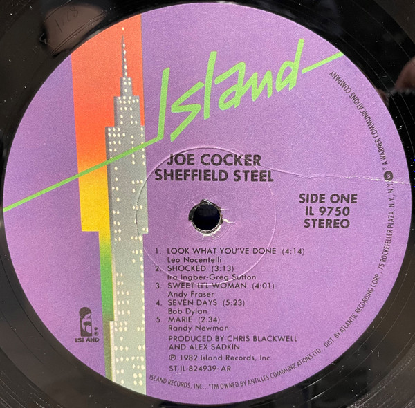 Joe Cocker - Sheffield Steel | Island Records (IL 9750) - 3 Joe Cocker - Sheffield Steel | Island Records (IL 9750) - 3