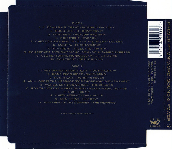 Ron Trent - Prescription: Word, Sound & Power | Rush Hour (RH RSS 020 CD) - 2 Ron Trent - Prescription: Word, Sound & Power | Rush Hour (RH RSS 020 CD) - 2