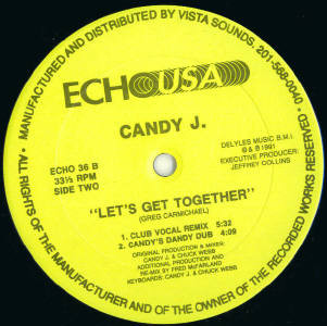 Candy J - Let's Get Together | Echo USA (ECHO 36) - 2 Candy J - Let's Get Together | Echo USA (ECHO 36) - 2