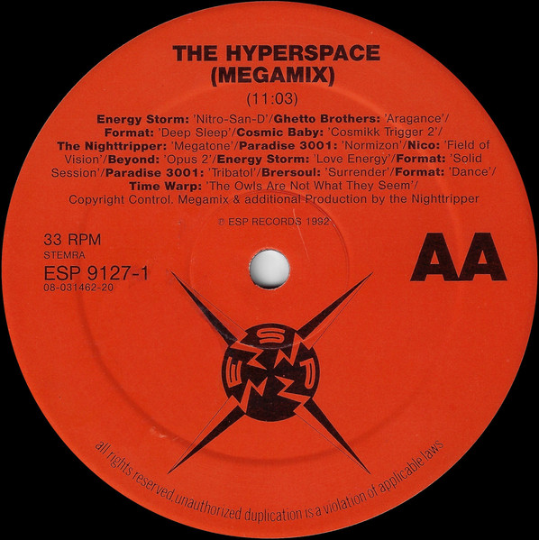 Various - Cybermix (Megamixed By The Nighttripper) | ESP Records (ESP 9127-1) - 3