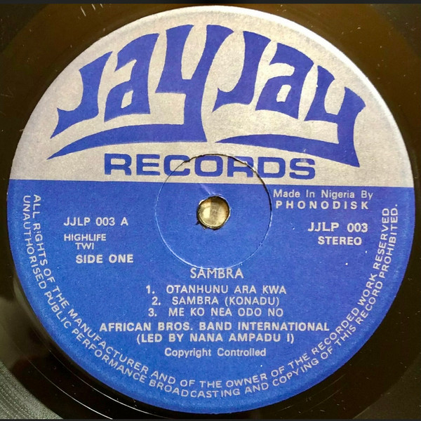 African Brothers - Sanbra | Jay Jay Records (JJLP 003) - 3 African Brothers - Sanbra | Jay Jay Records (JJLP 003) - 3