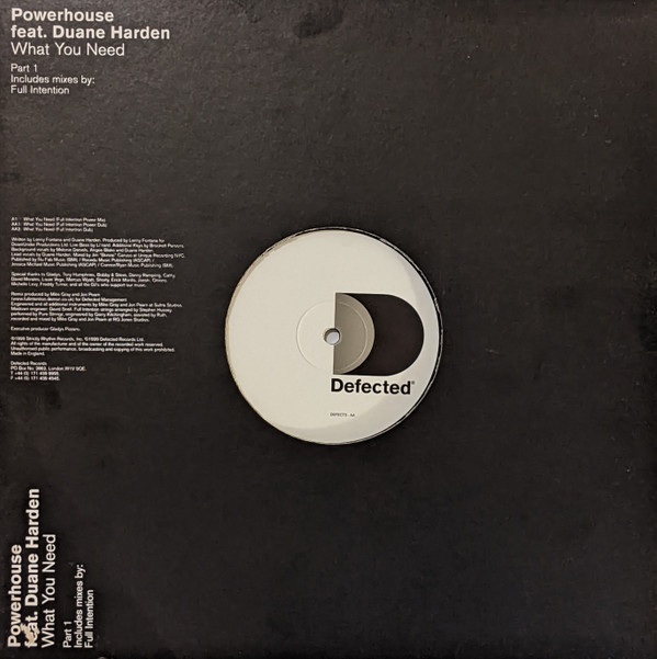 Powerhouse Feat. Duane Harden - What You Need | Defected (DEFECT3) - 3
